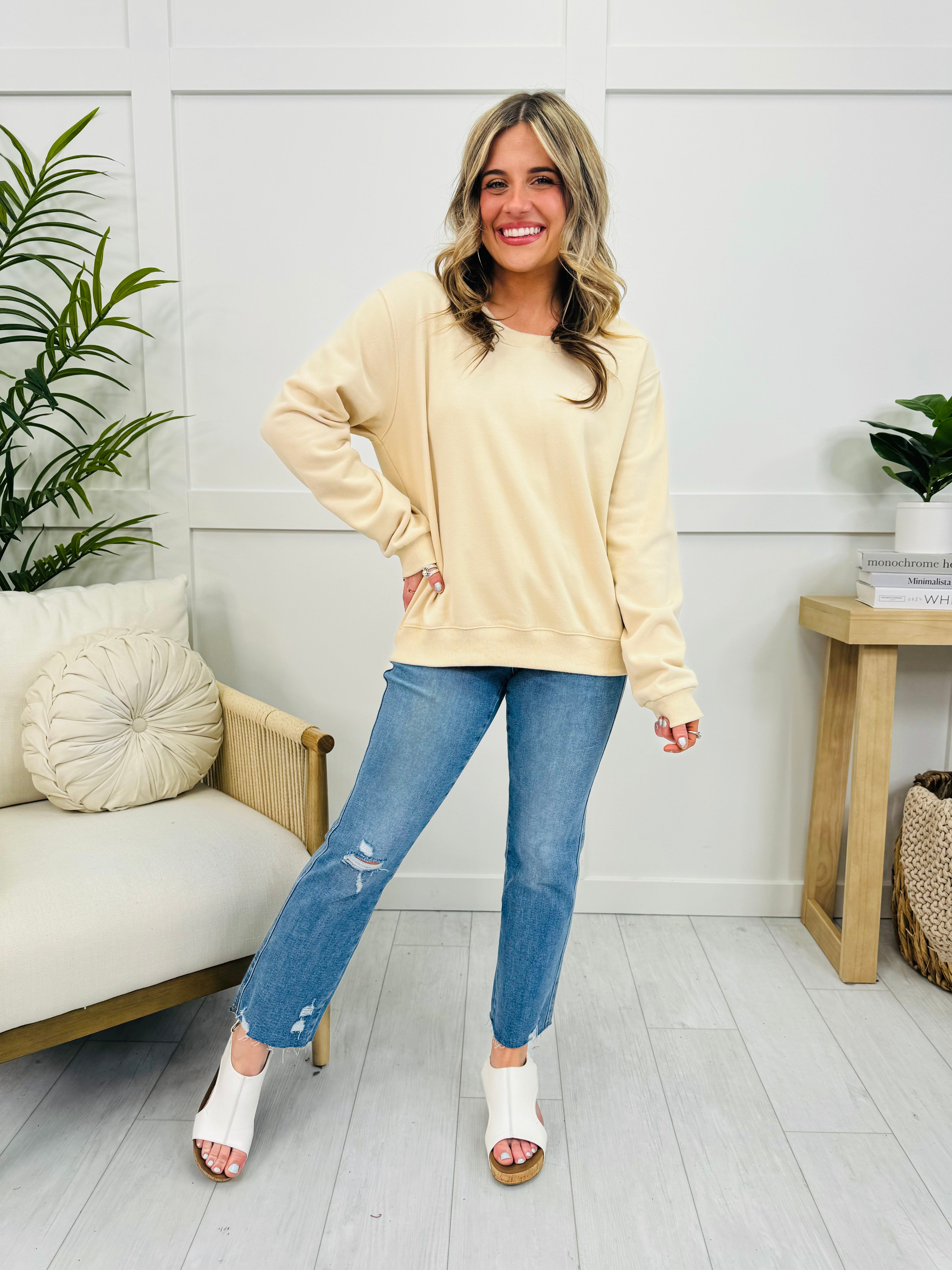 REG/CURVY MOCO Exclusive Basic Babe Pullover- Multiple Colors!