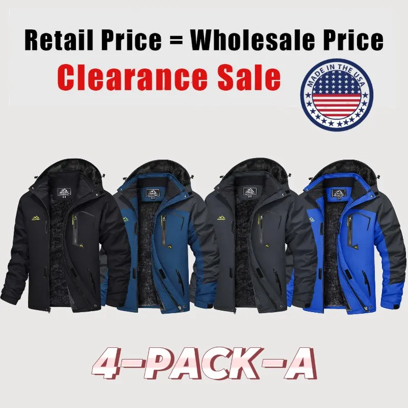 Men's Winter Coats Water Resistant Ski Snow Jacket