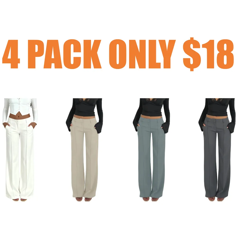 Women's Casual Fashion Suit Pants