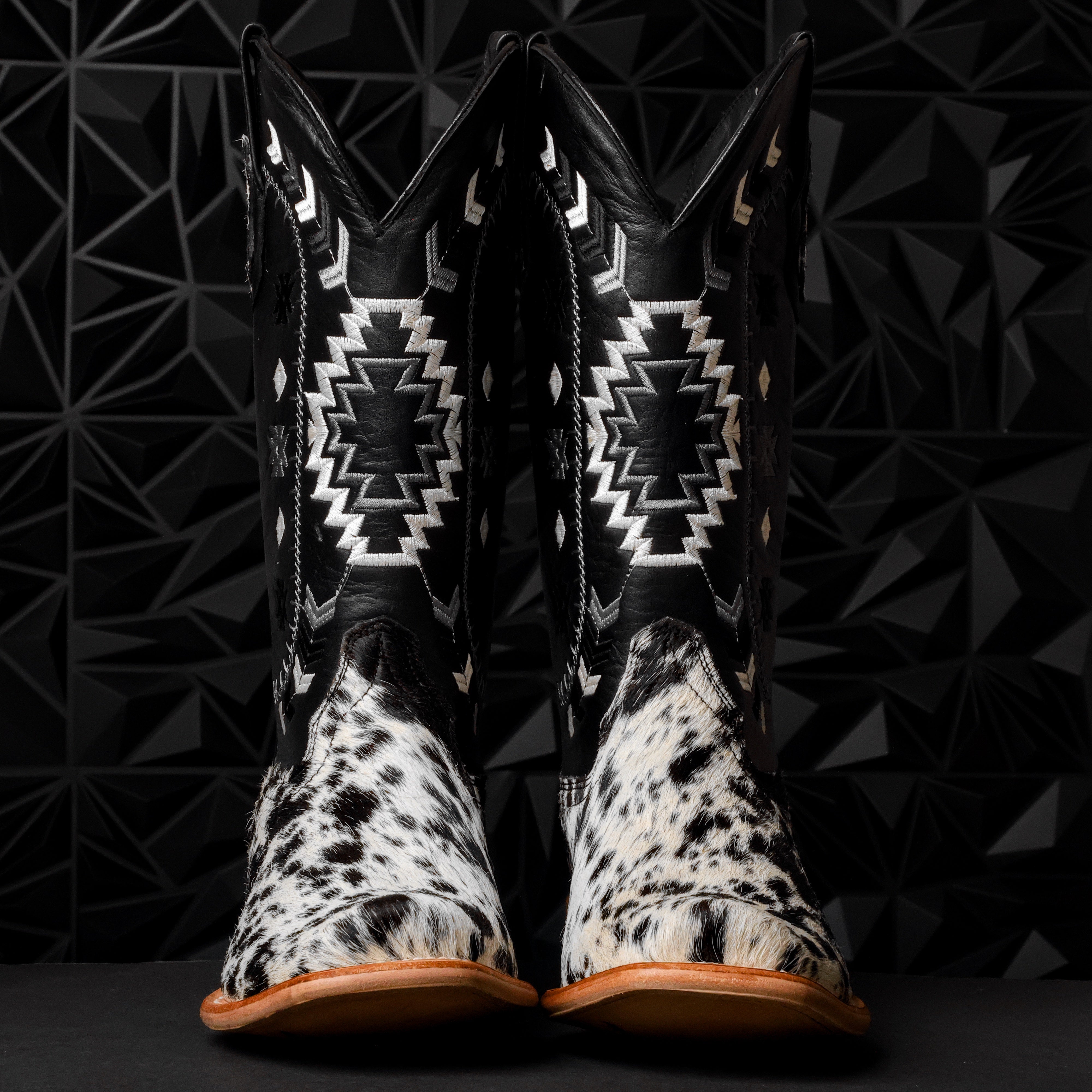 Genuine Cowhide Boots - Cutter Toe