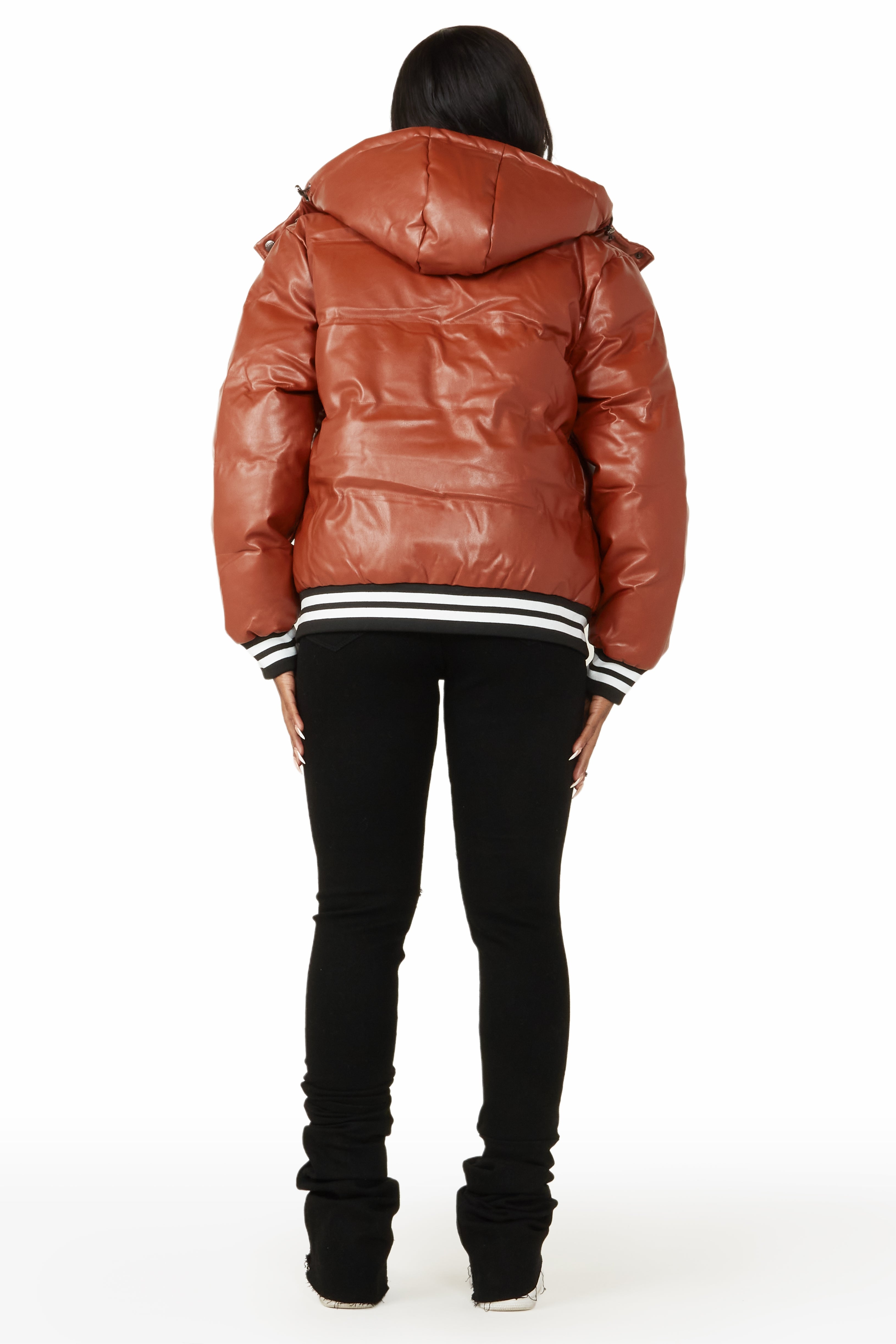 Miss Rust Puffer Jacket