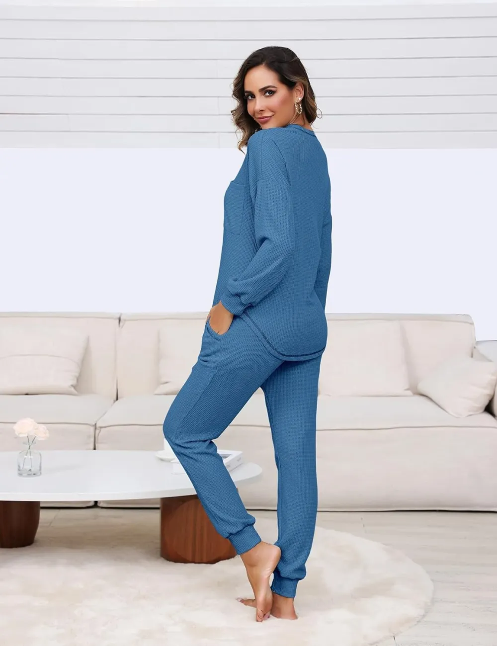 Womens Two Piece Outfits Lounge Sets