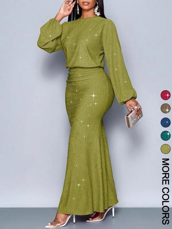 Women's Elegant Mermaid Hem Bodycon Dress