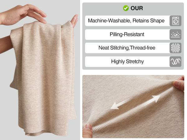 Women's Wool Blend Short Sleeve Polo Shirt – Soft Business Casual Summer Sweater Top