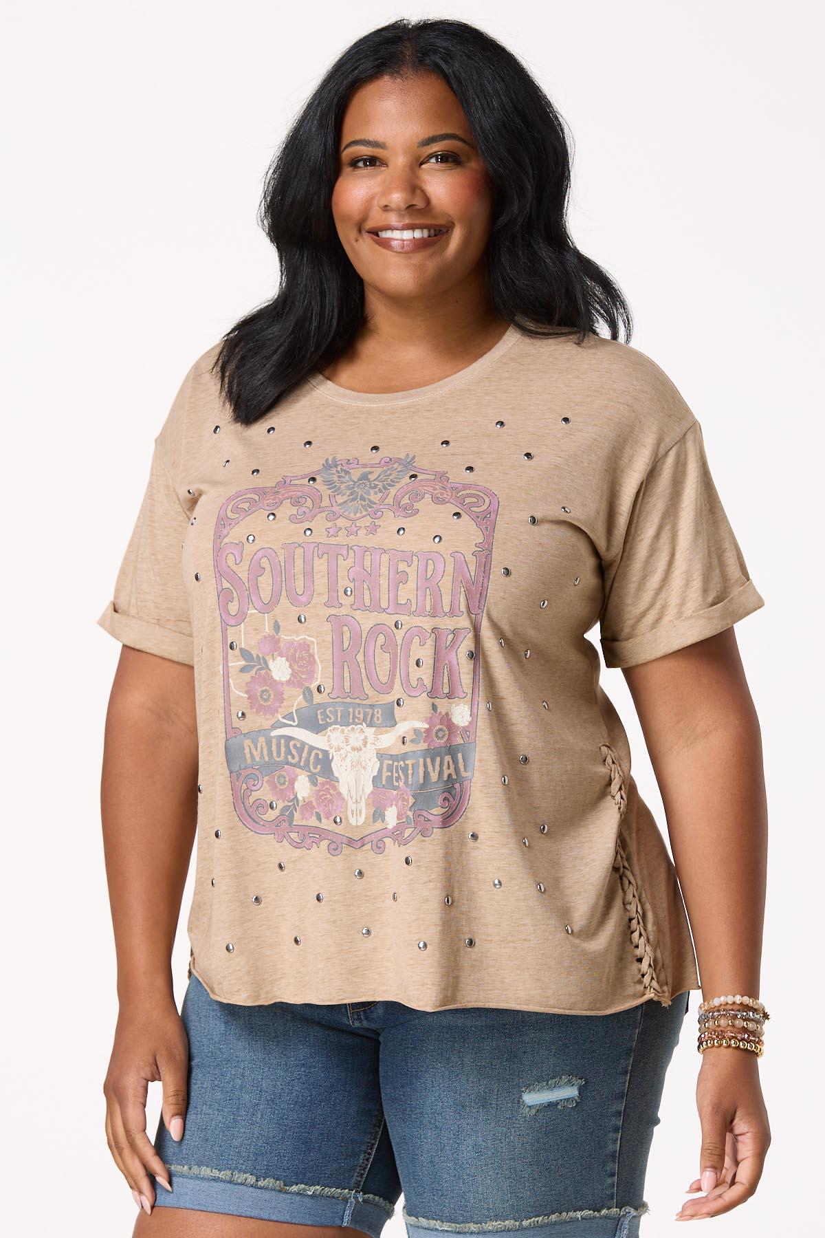 Plus Size Southern Rock Music Festival Tee