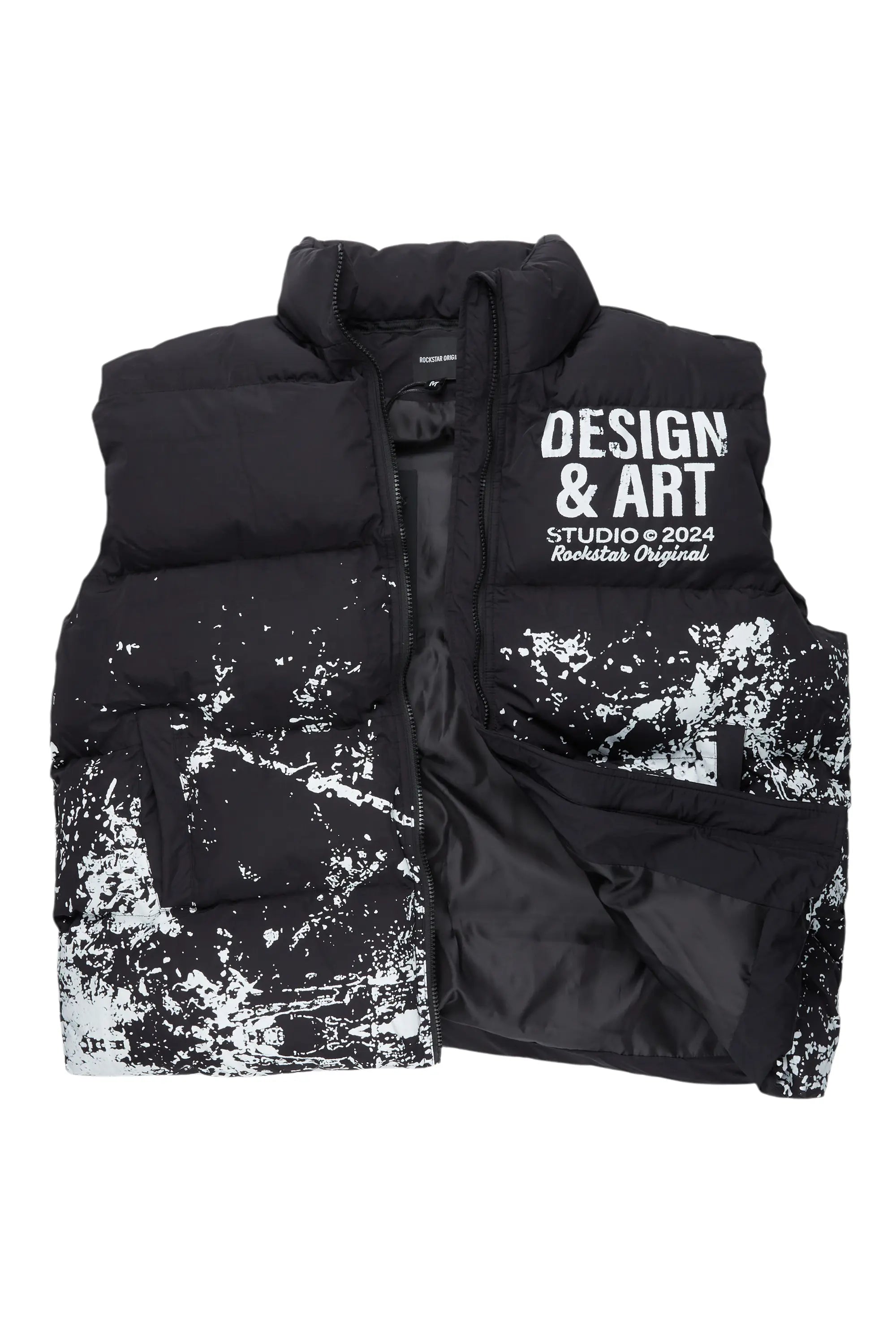 Lamanda Black Puffer Vest