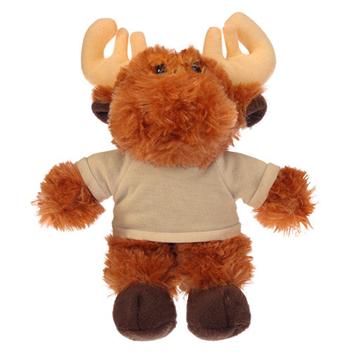 Soft Plush Moose with Tee 8inch