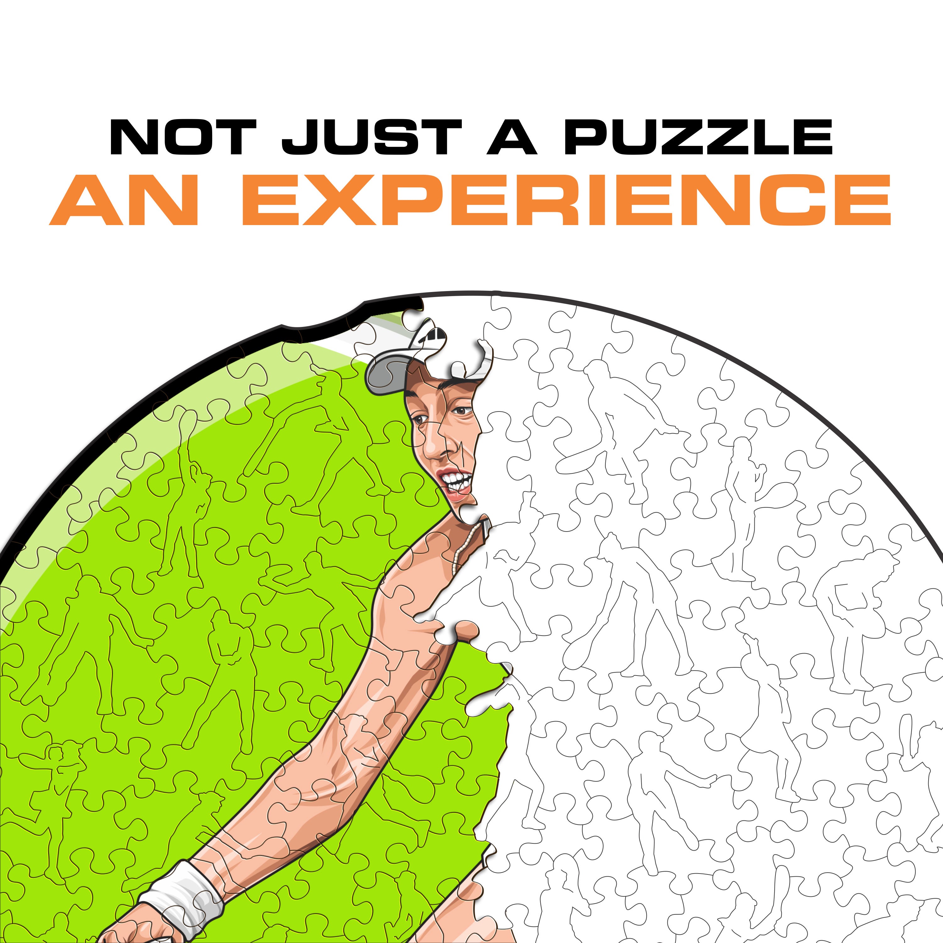 Jessica Pegula - Wooden Puzzle