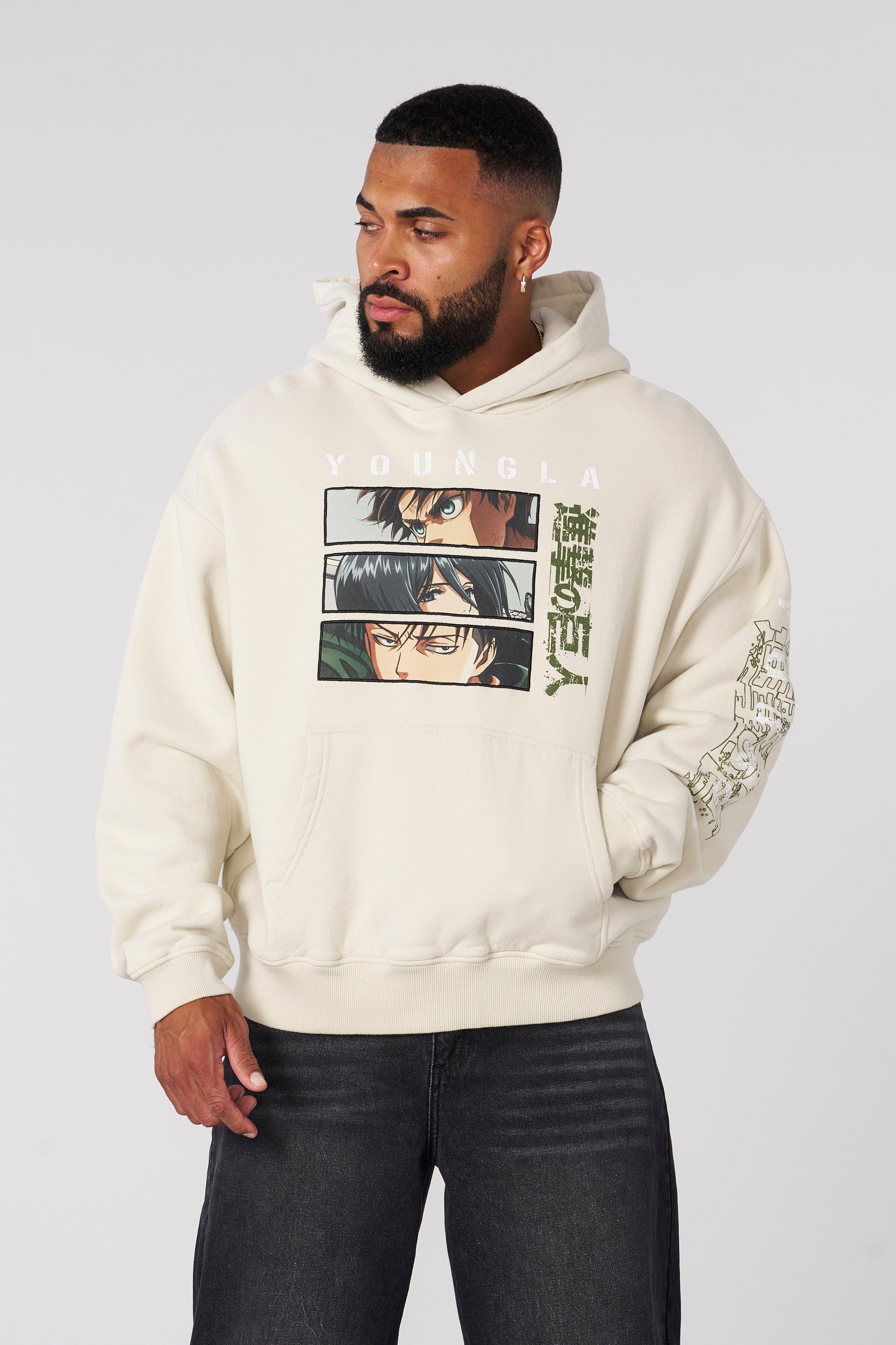 5129 - AOT©  x YLA Pullover Hoodies