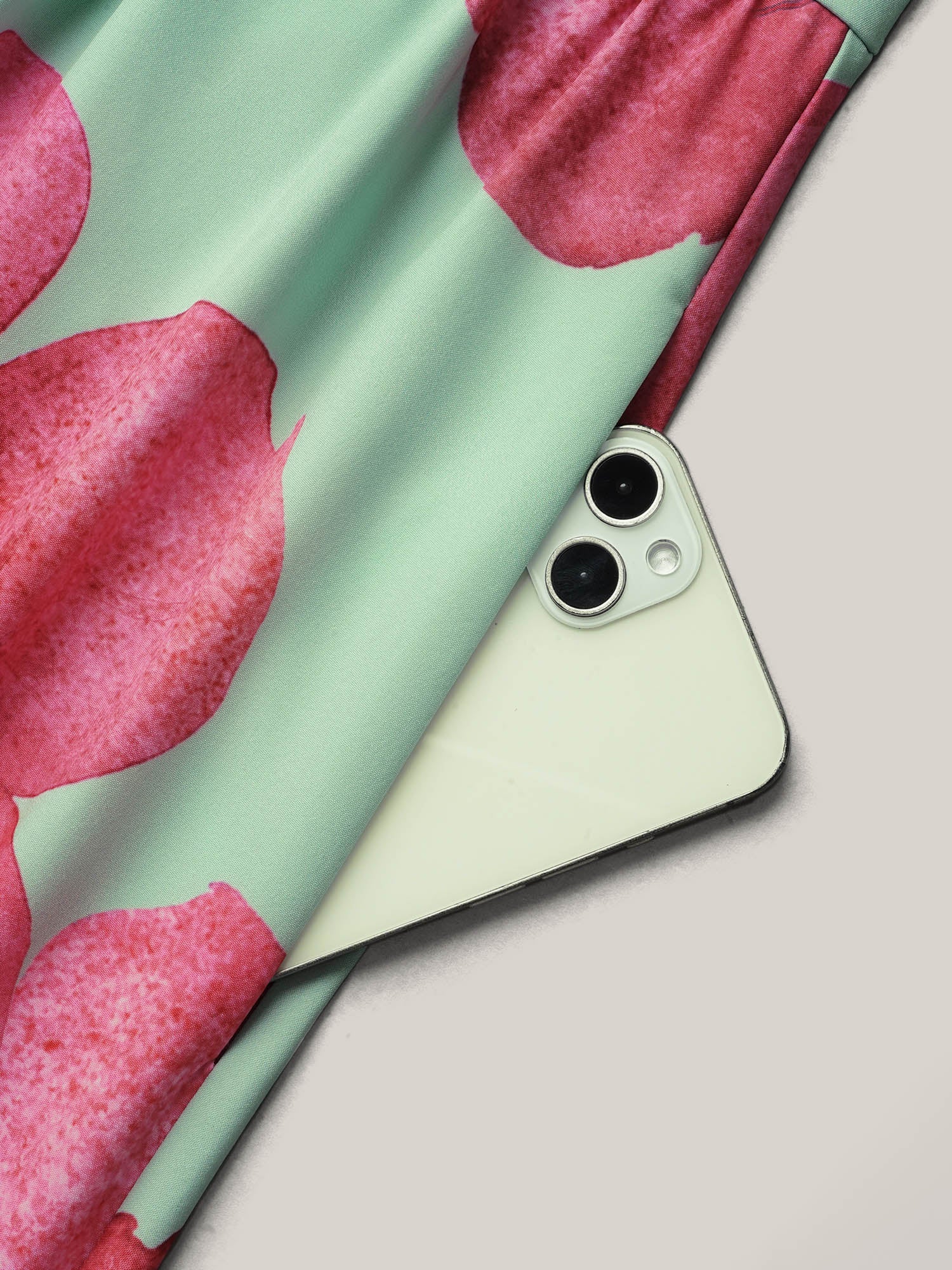 Floral Print V-Neck Tied Midi Dress