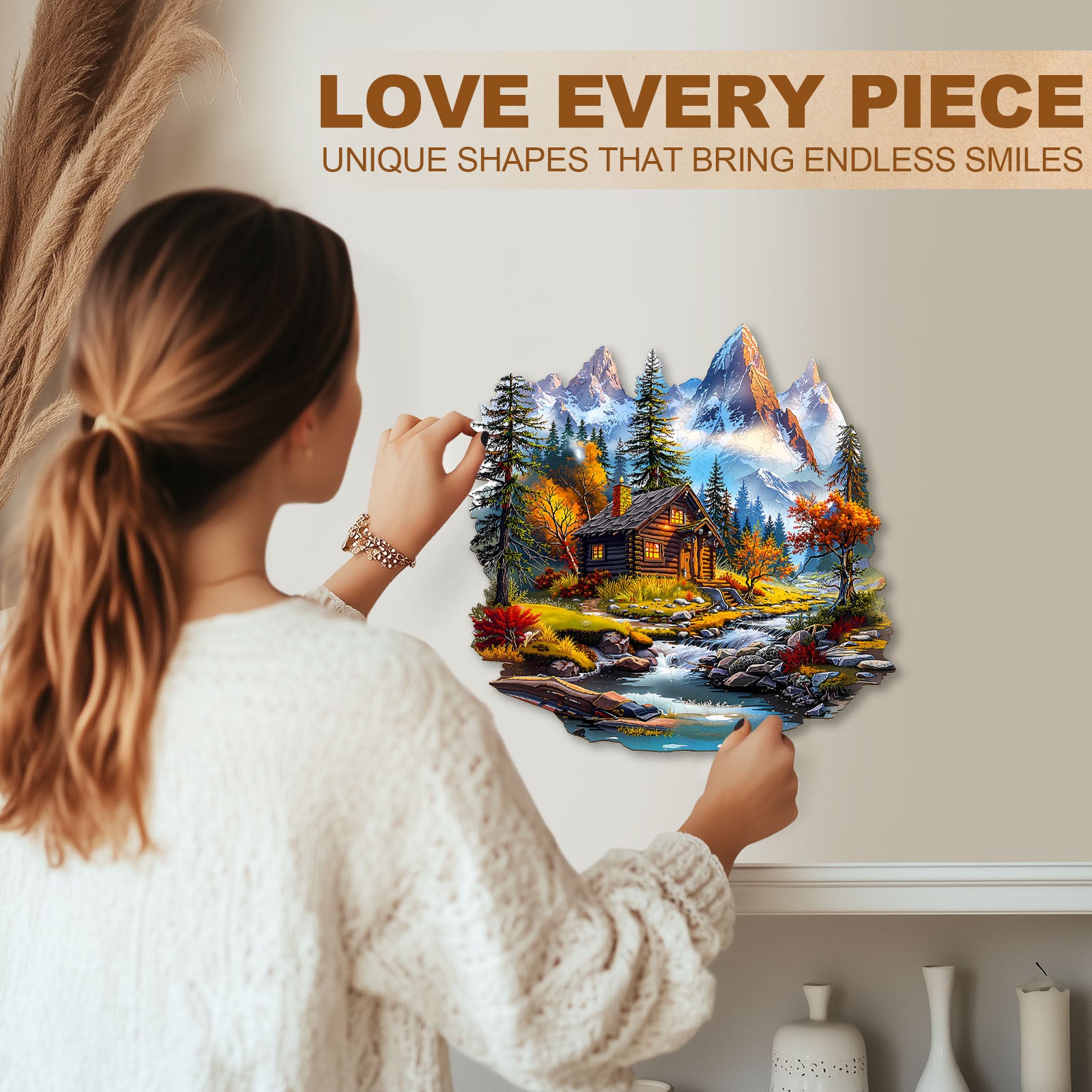 Alpine Flow Wooden Jigsaw Puzzle