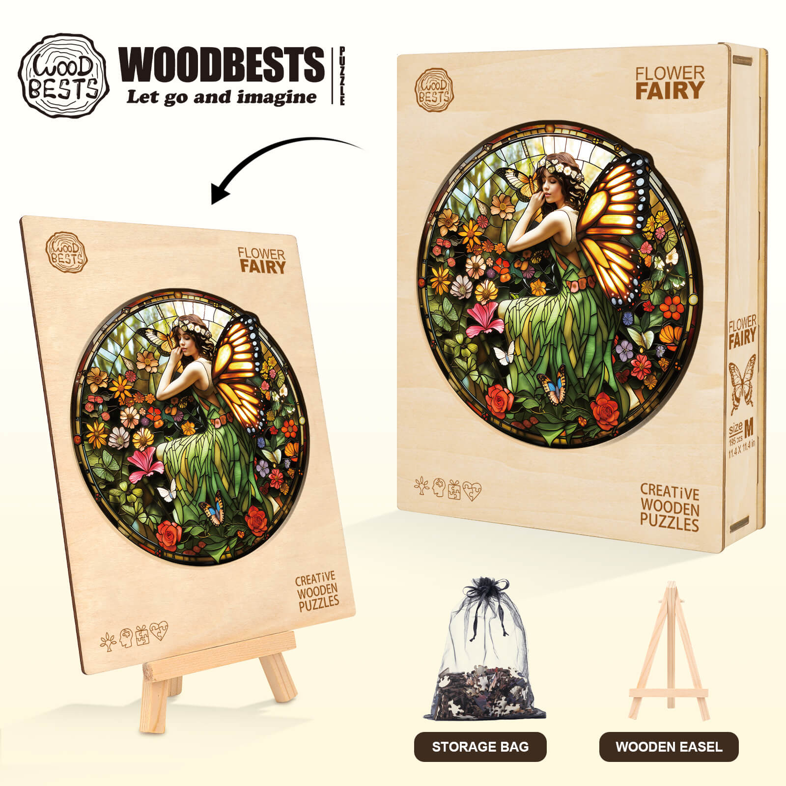 Flower Fairy Wooden Jigsaw Puzzle