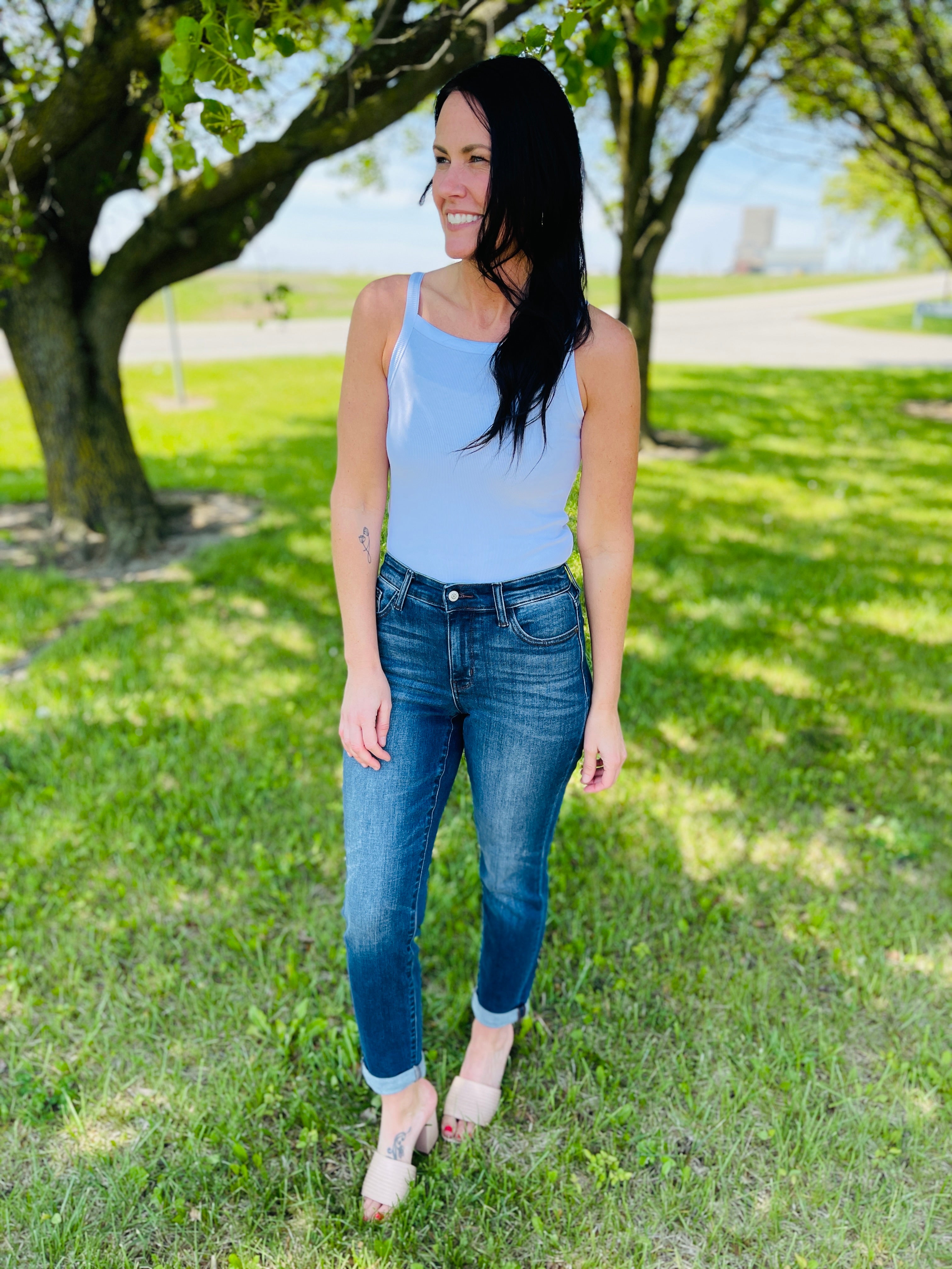 Judy Blue Plus/Reg Simply Perfect Non Distressed Slim Fit Jeans