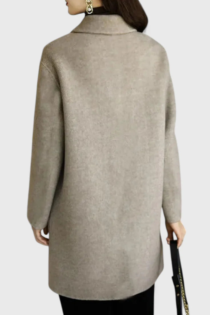 Camille | Abrigo de Lana Clásico de Doble Botonadura