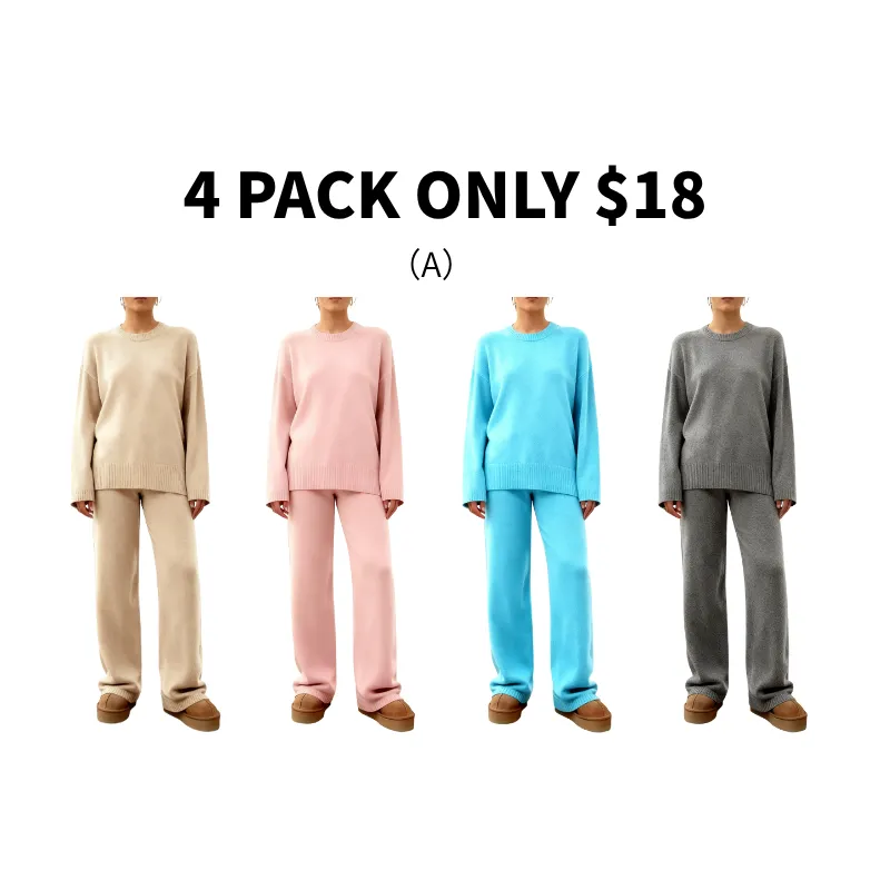 Casual, stylish, and comfortable knitted set