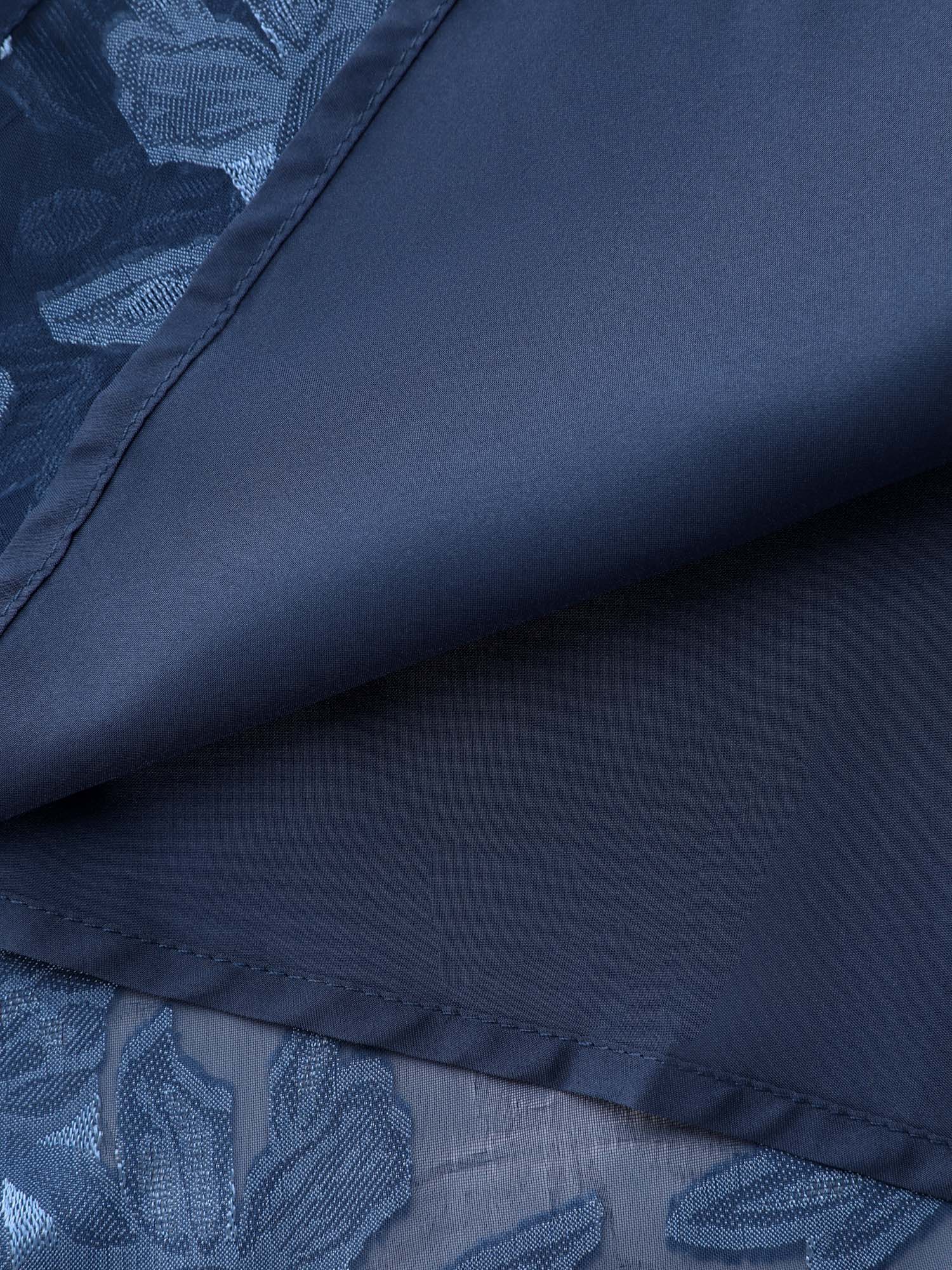 Chiffon Jacquard Halter Neck-Tie Maxi Dress