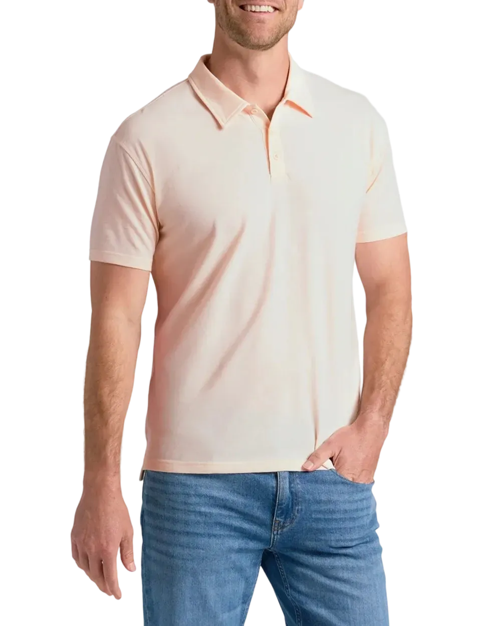 LA Men'S Casual Business POLO Shirt, Breathable Pique Fabric,Classic Polo