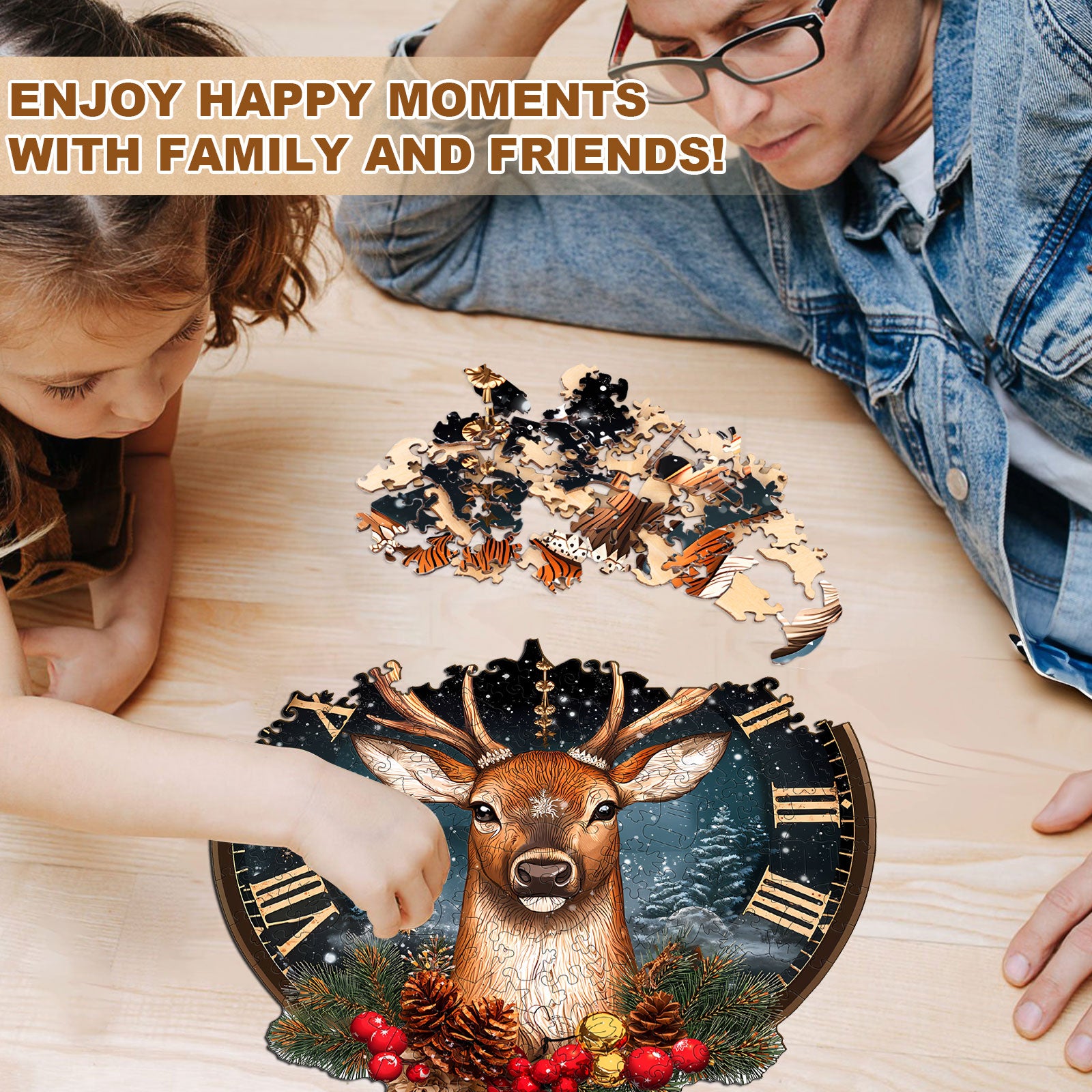 Winter moments Wooden Jigsaw Puzzle