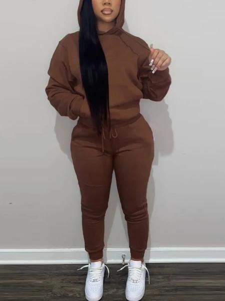 Women's Hoodie and Jogger Pants Set (2 PCS)