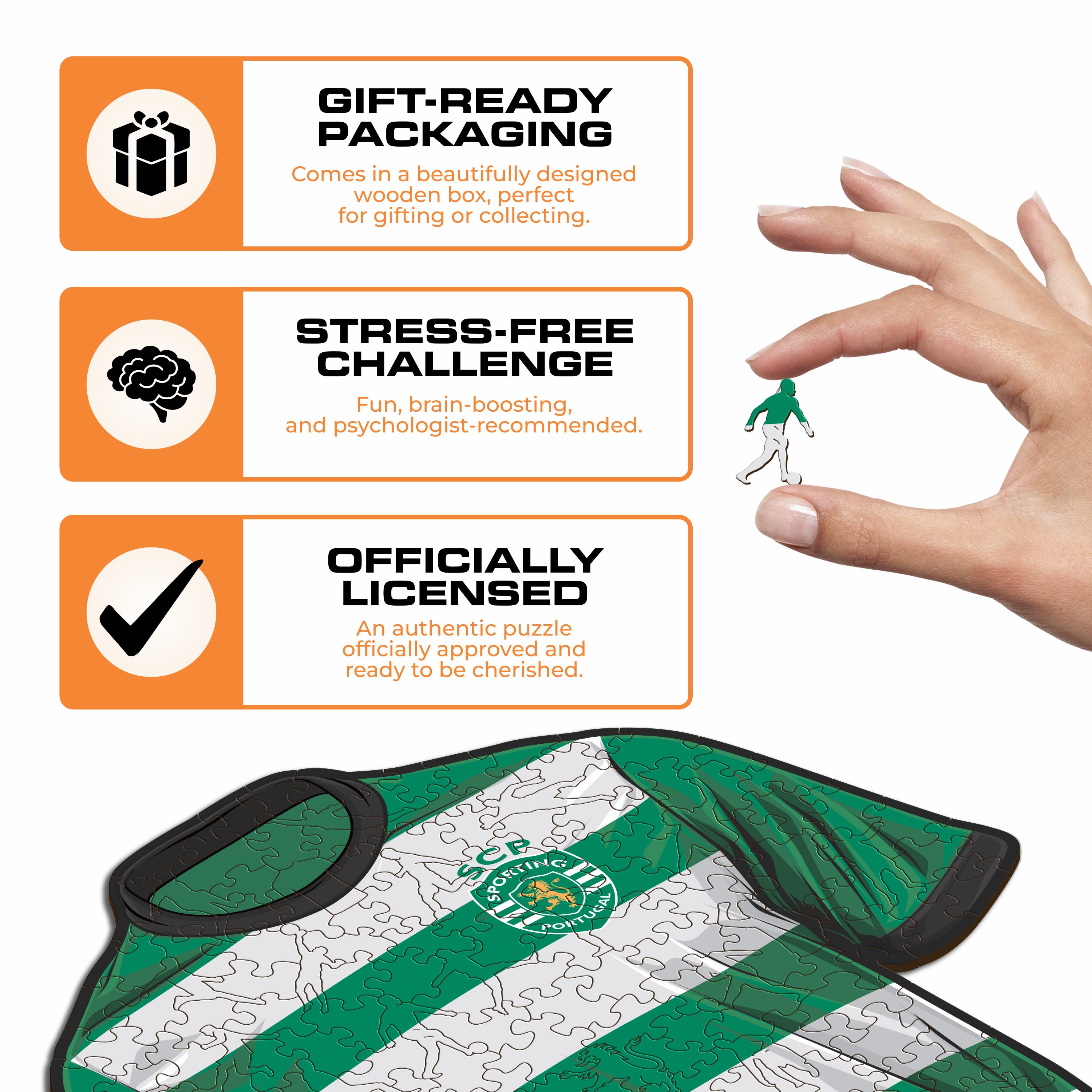 Sporting CP® Jersey - Wooden Puzzle