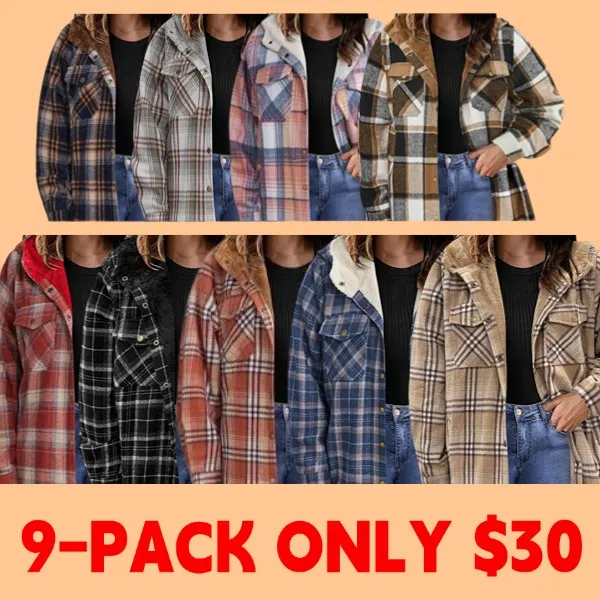 Women's Plaid Flannel Long Sleeve