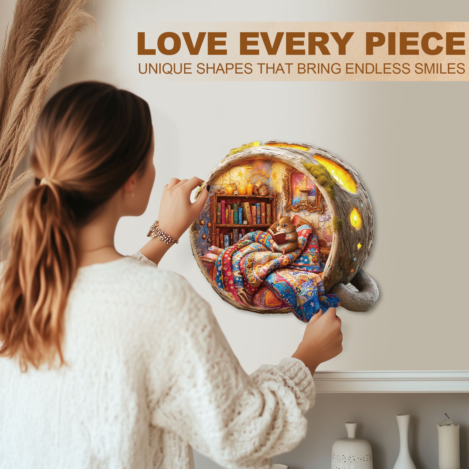 House of Mice Wooden Jigsaw Puzzle