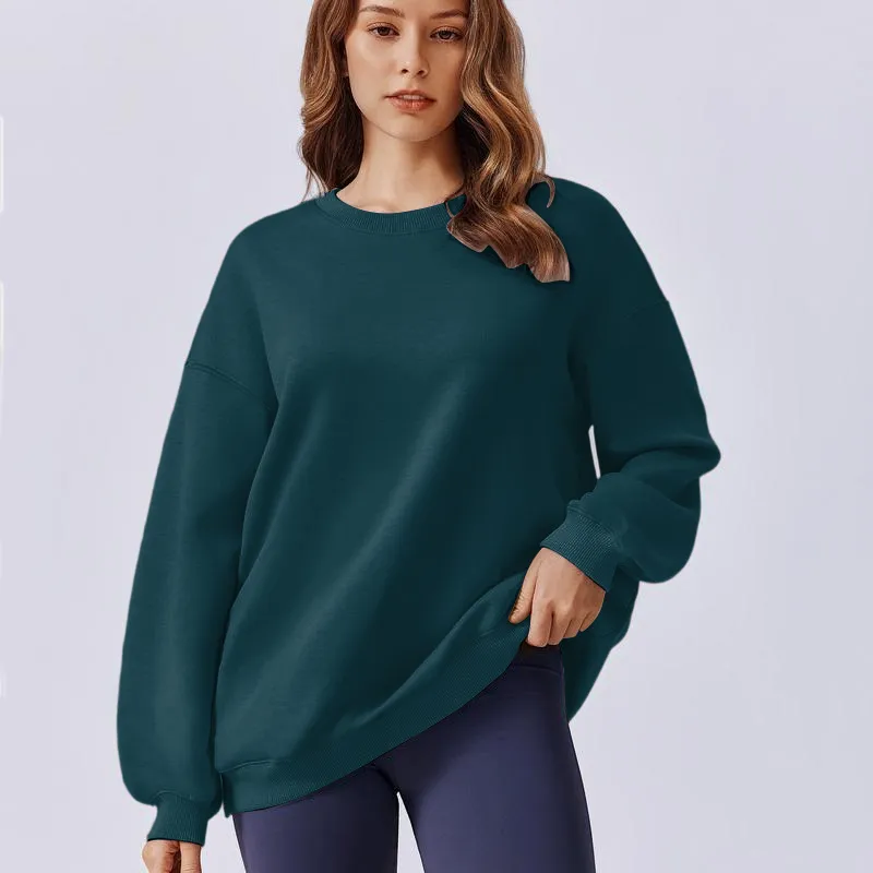 Women's Oversized Sweatshirt 2025 Spring Outfit Long Sleeve