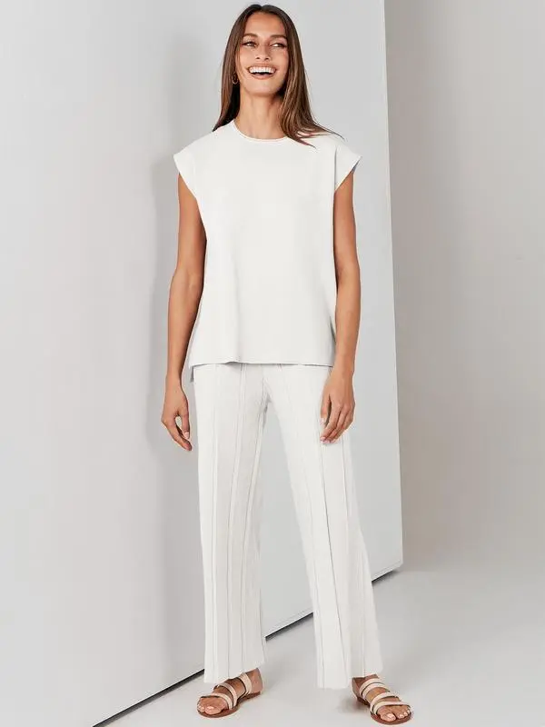 Women’s Crewneck & Wide Leg Lounge Set