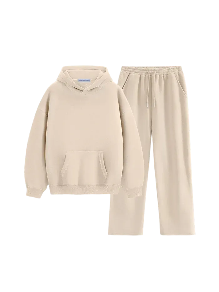 2 Piece Outfits Lounge Hoodie Sweatsuit Sets Unisex