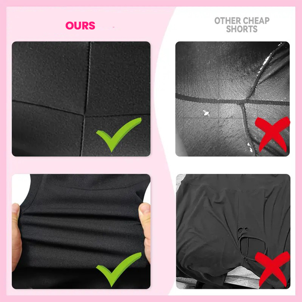 Women's High Waisted 1/3 Pack Biker Shorts with Pockets, 5