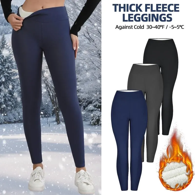 Winter Thick Warm FLeece Lined Leggings