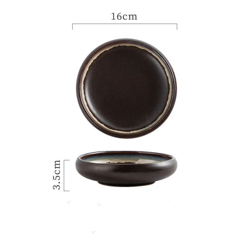 Shallow Ceramic Disc Bowls