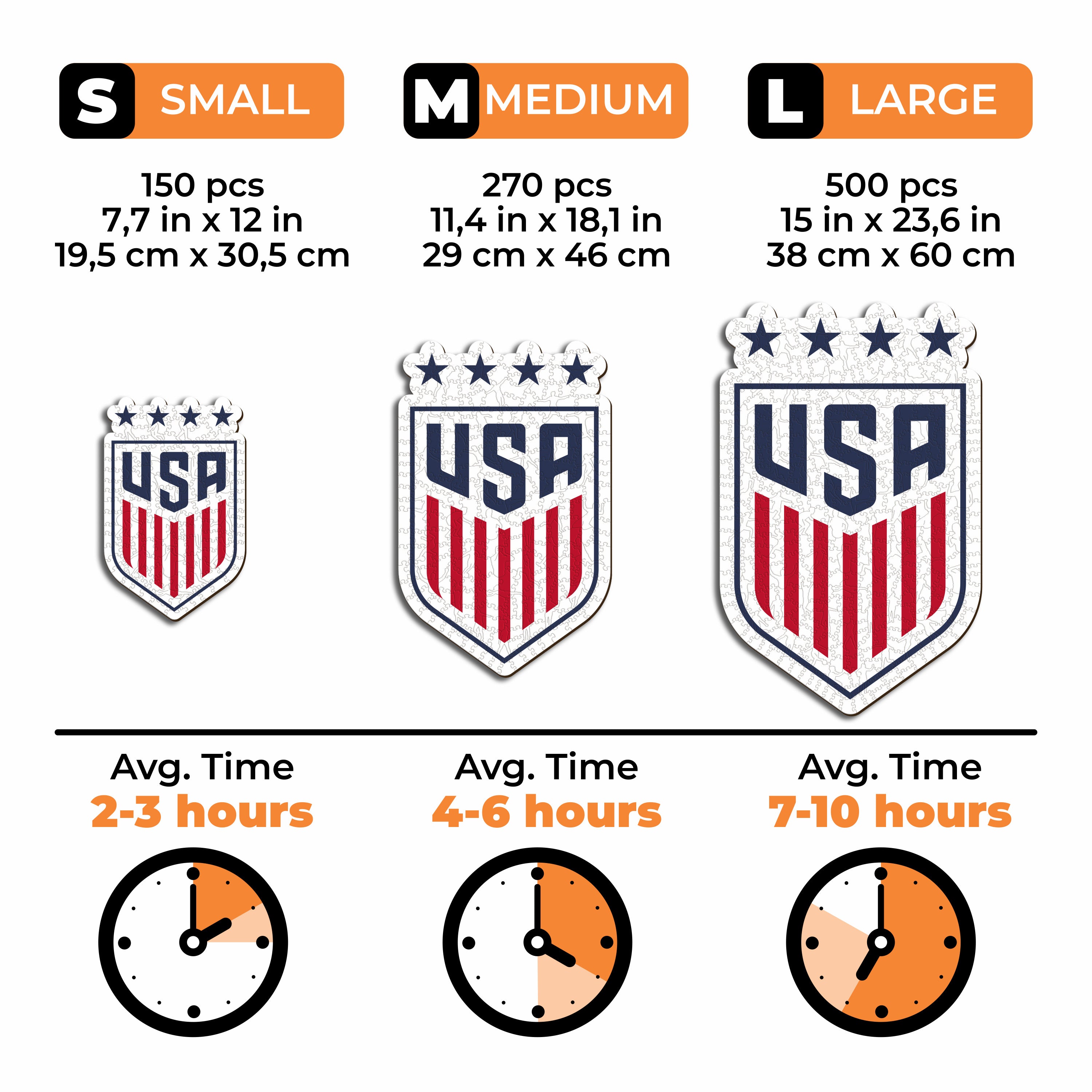 USWNT® Logo - Wooden Puzzle