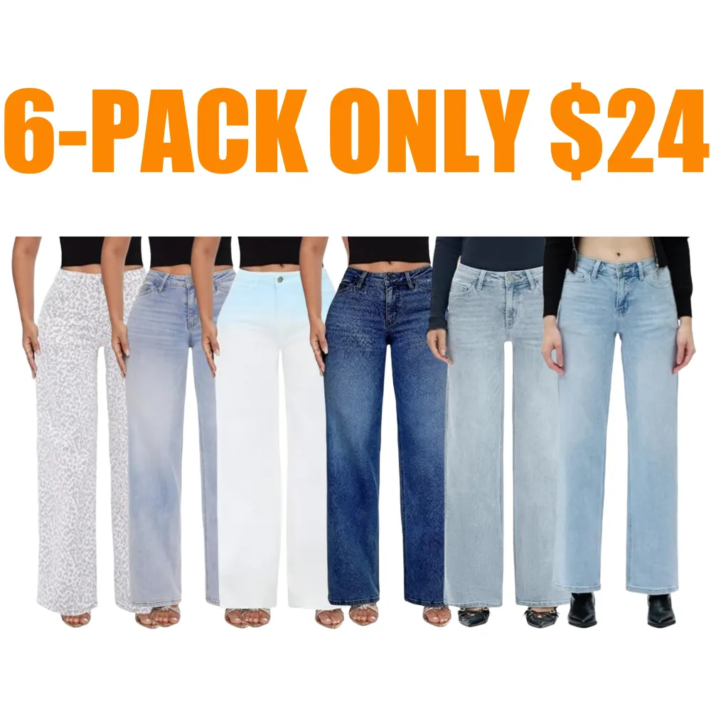 Mid-low Rise Baggy Jeans