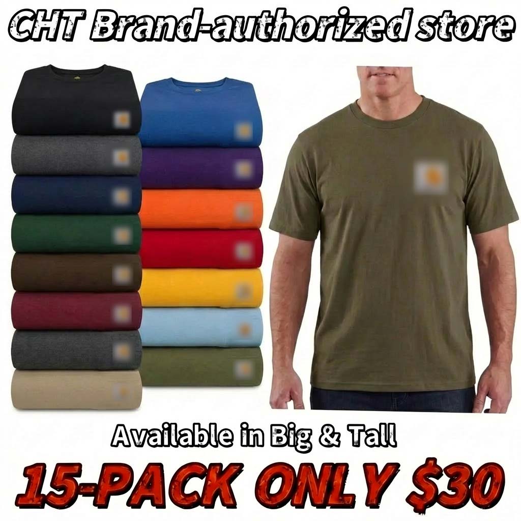 Last Day Promotion 🔥CHT Men's WIP Workwear Loose Fit Heavyweight Shirts (Also Available in Big & Tall)