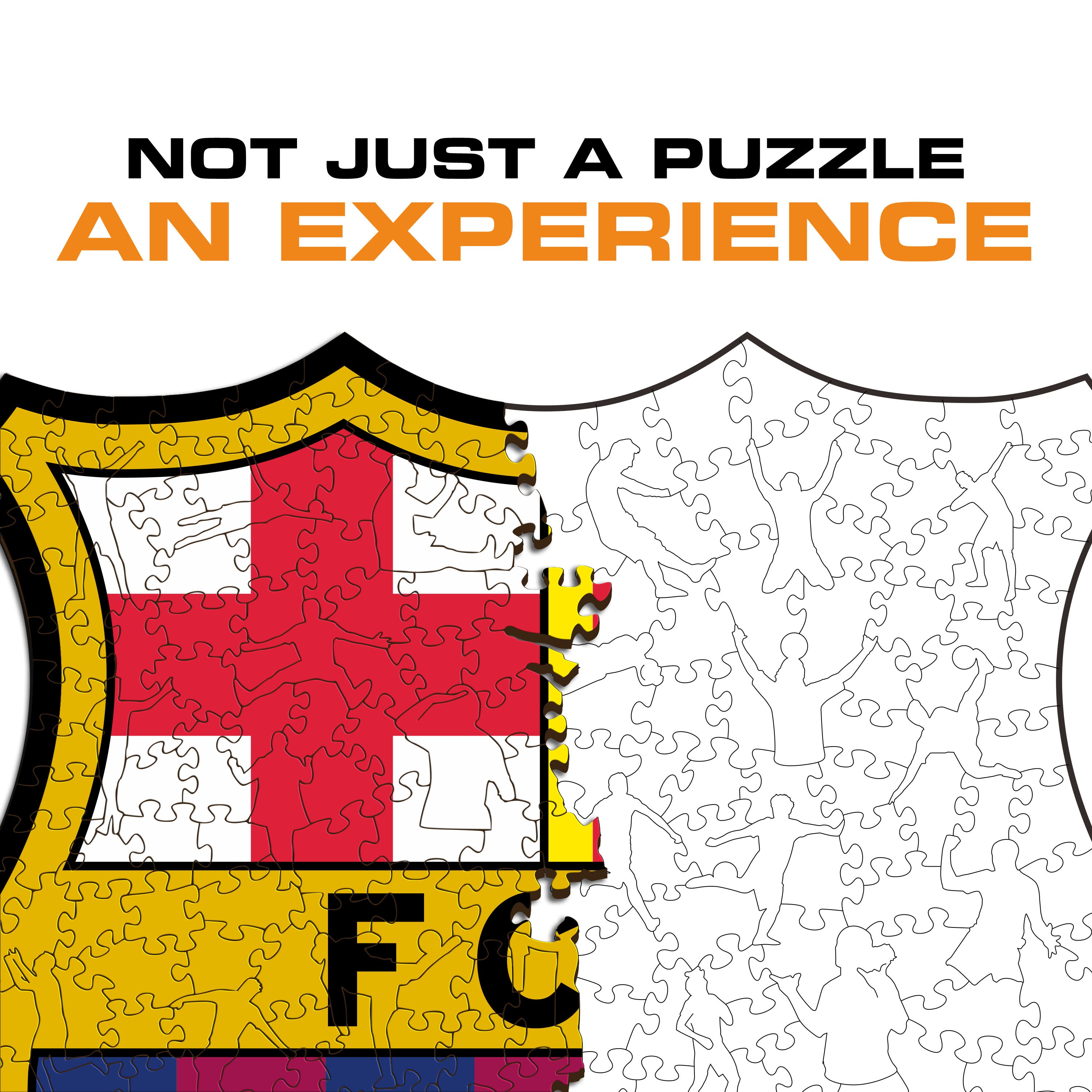 FC Barcelona® Logo - Wooden Puzzle