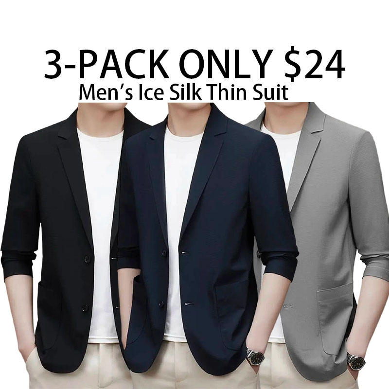 Men's Sun Protection High - Stretch Anti - Wrinkle Lightweight Suit Jacket