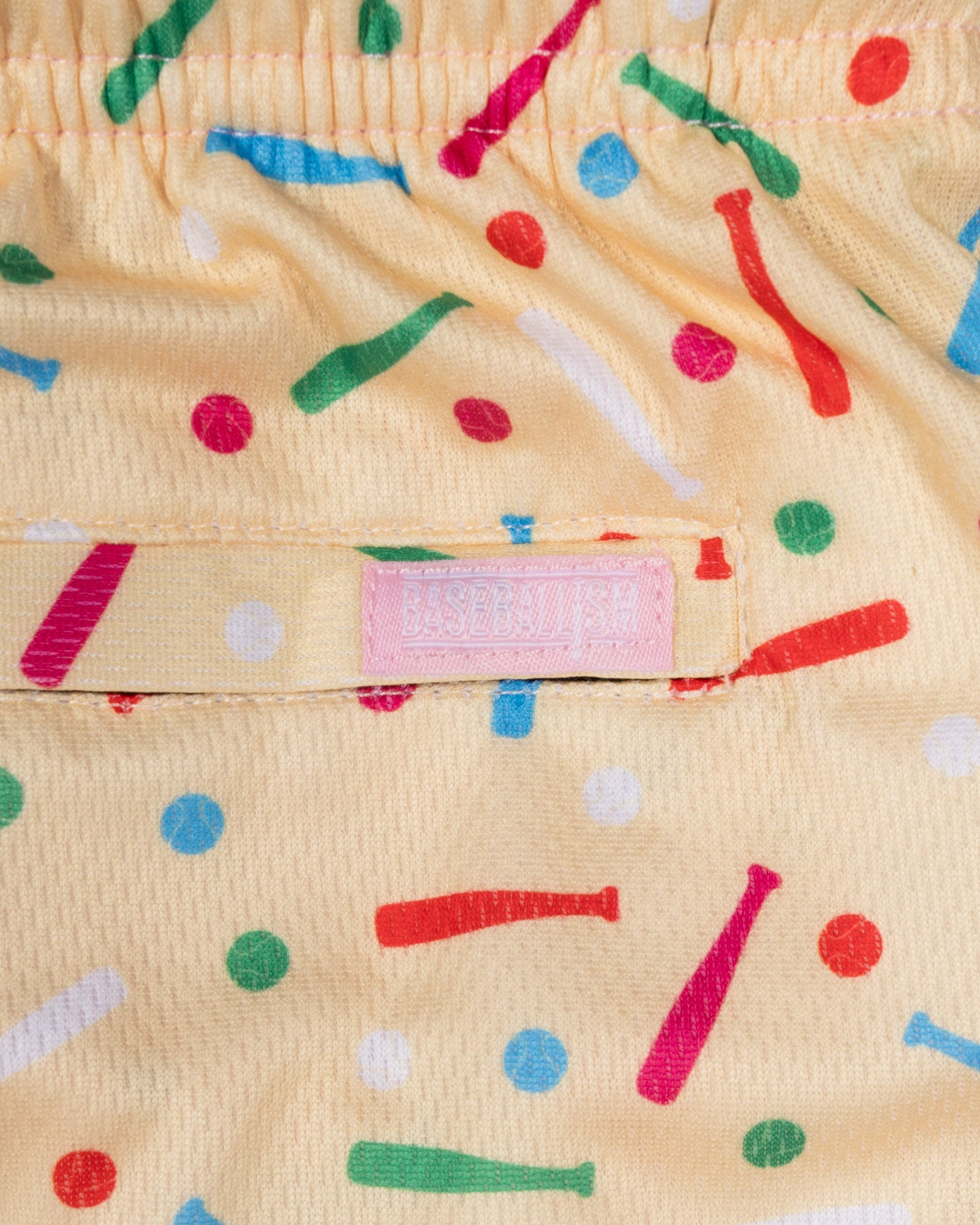Batter Up Bakery Confetti Cupcake Diamond Air Mesh Shorts - Youth