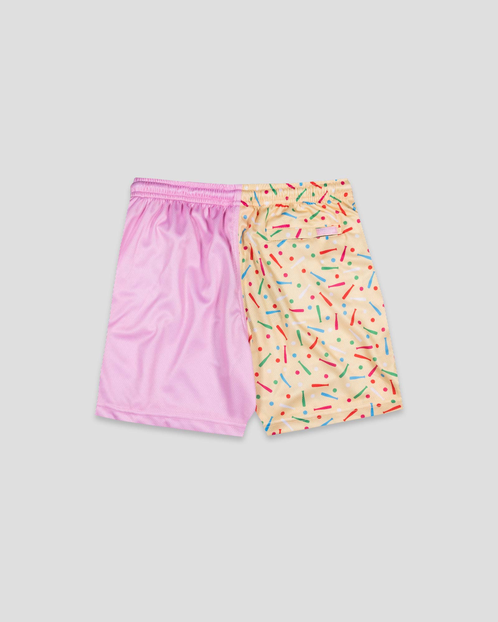 Batter Up Bakery Confetti Cupcake Diamond Air Mesh Shorts - Youth