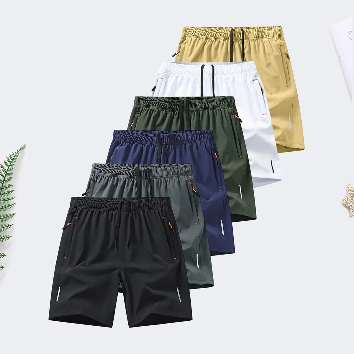 🔥Men's zipper pocket shorts