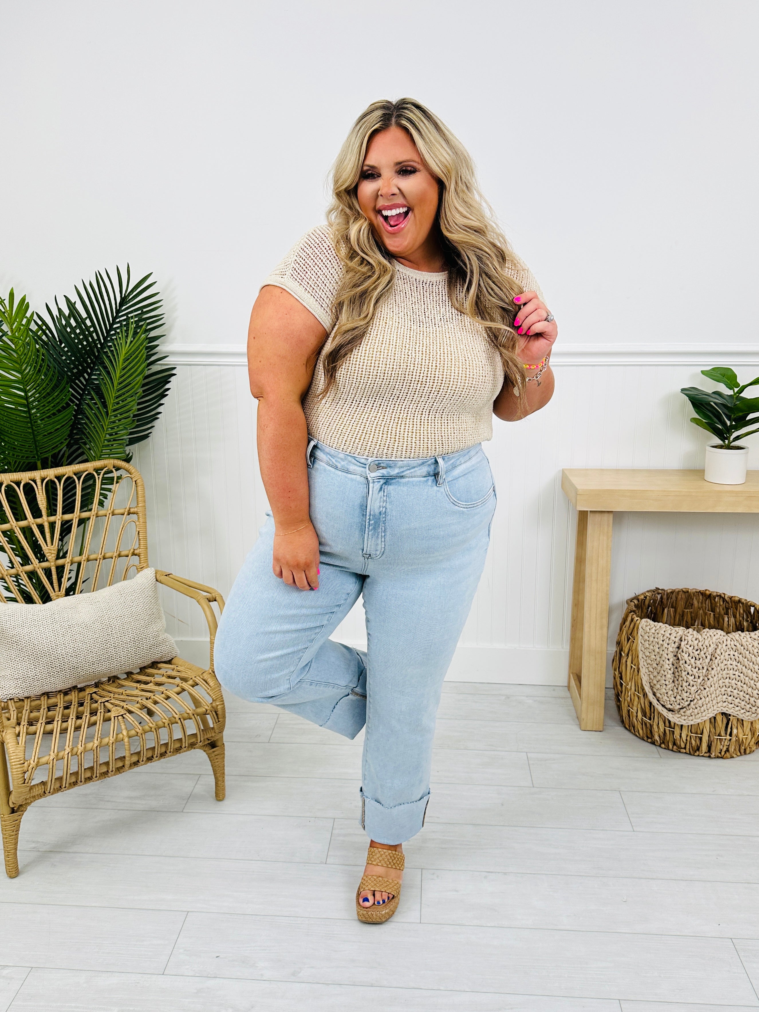 MOCO Exclusive Not Your Mother's Tummy Control Mom Jeans