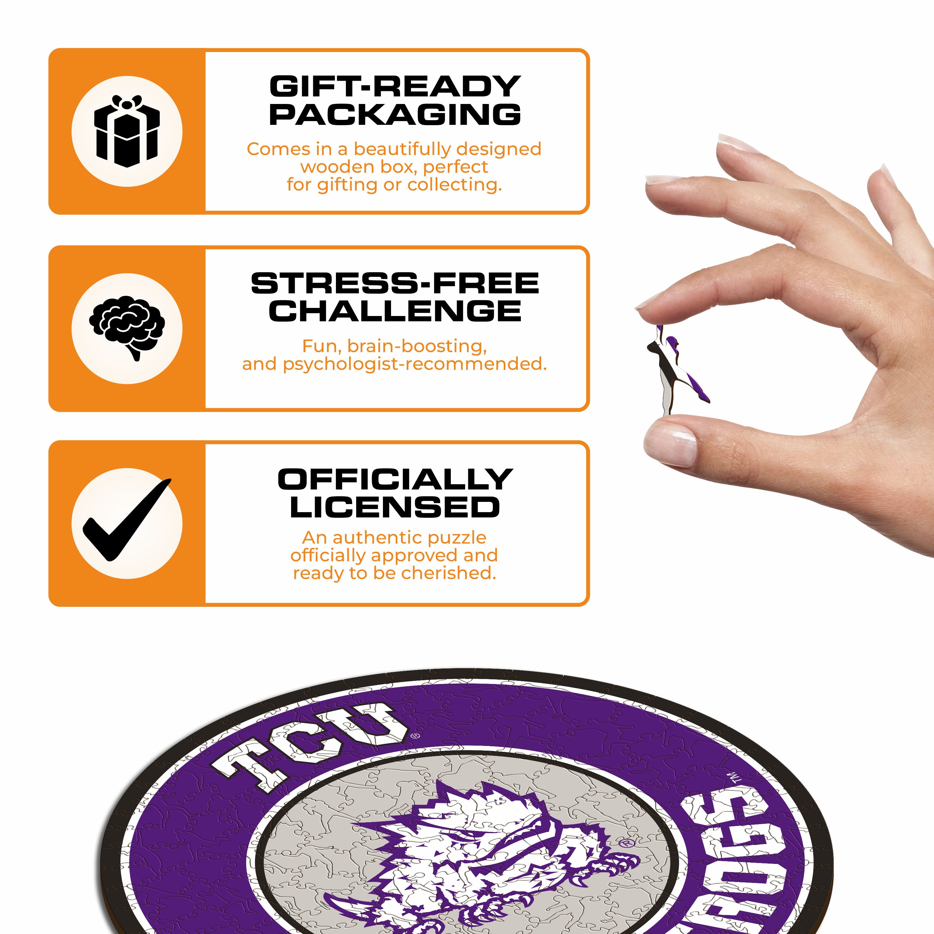 Texas Christian University - Wooden Puzzle