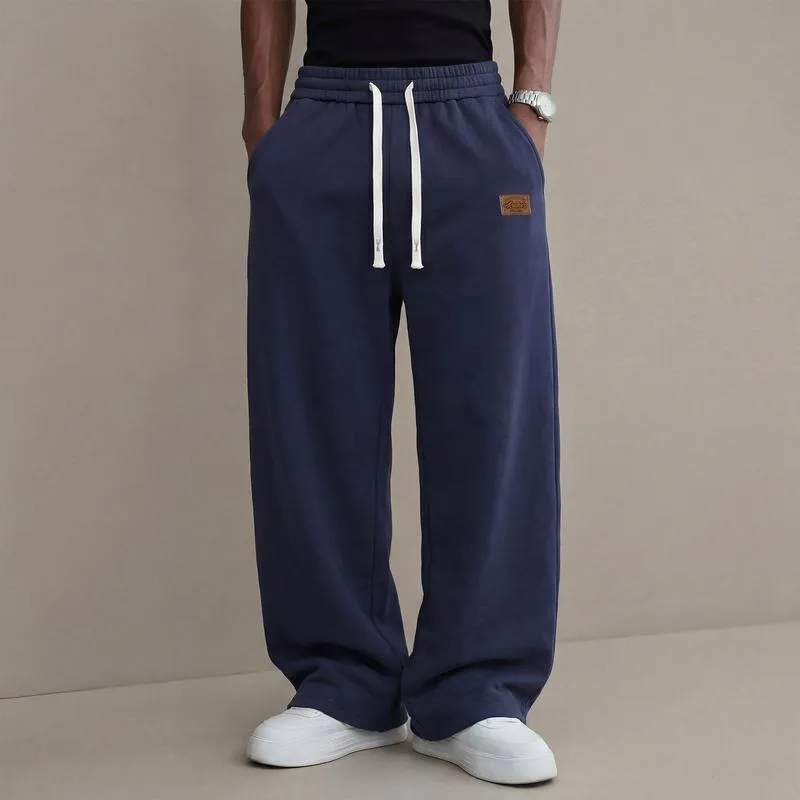 Men's Casual Pants Cotton Blend Stretch Comfortable Sports Casual Trousers