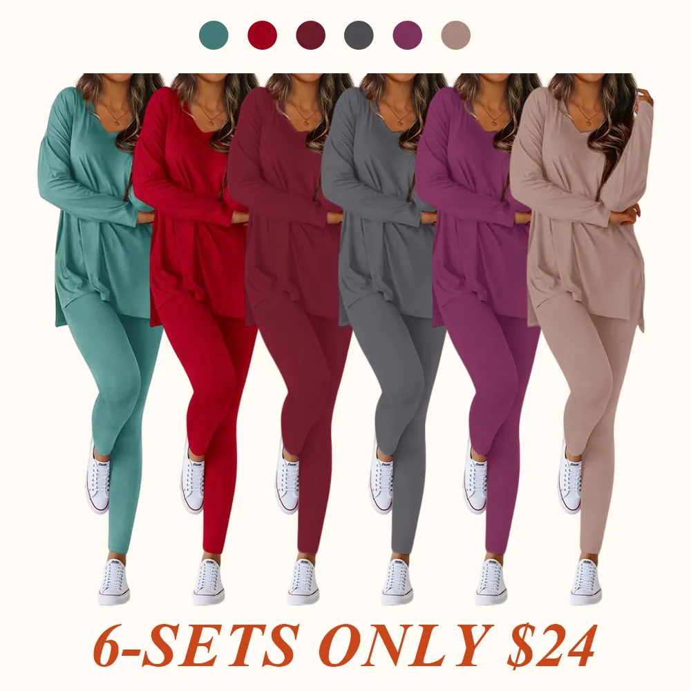 Two-Piece Sets For Women Fall Fashion 2025 Casual Lounge Matching Set