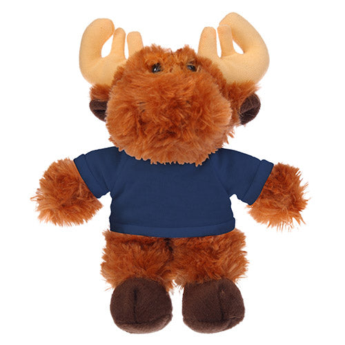 Soft Plush Moose with Tee 8inch
