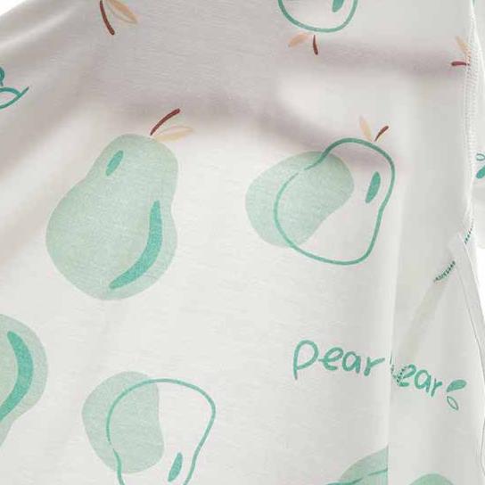 Fruit Print Kimono Romper