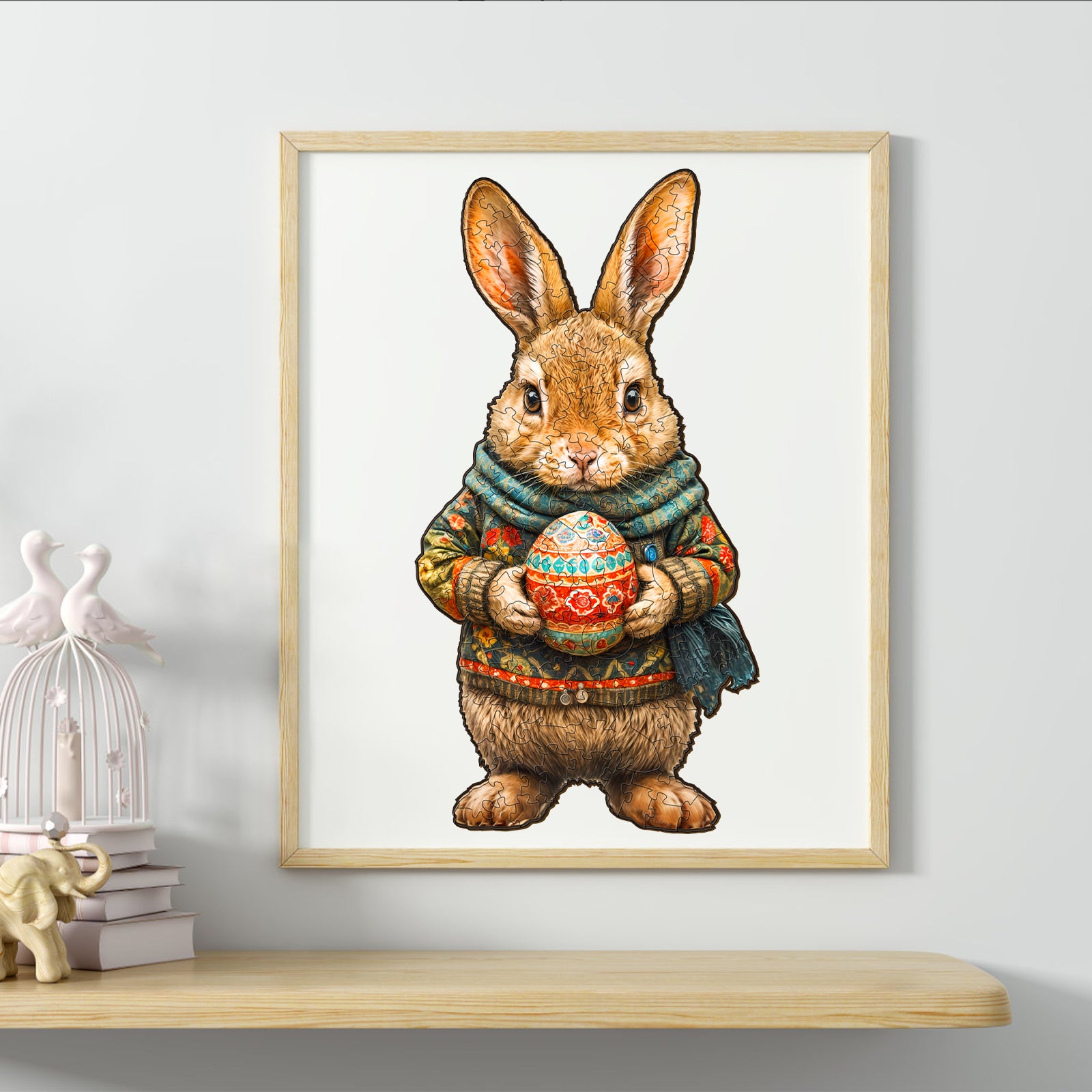 Easter Bunny-2 Wooden Jigsaw Puzzle