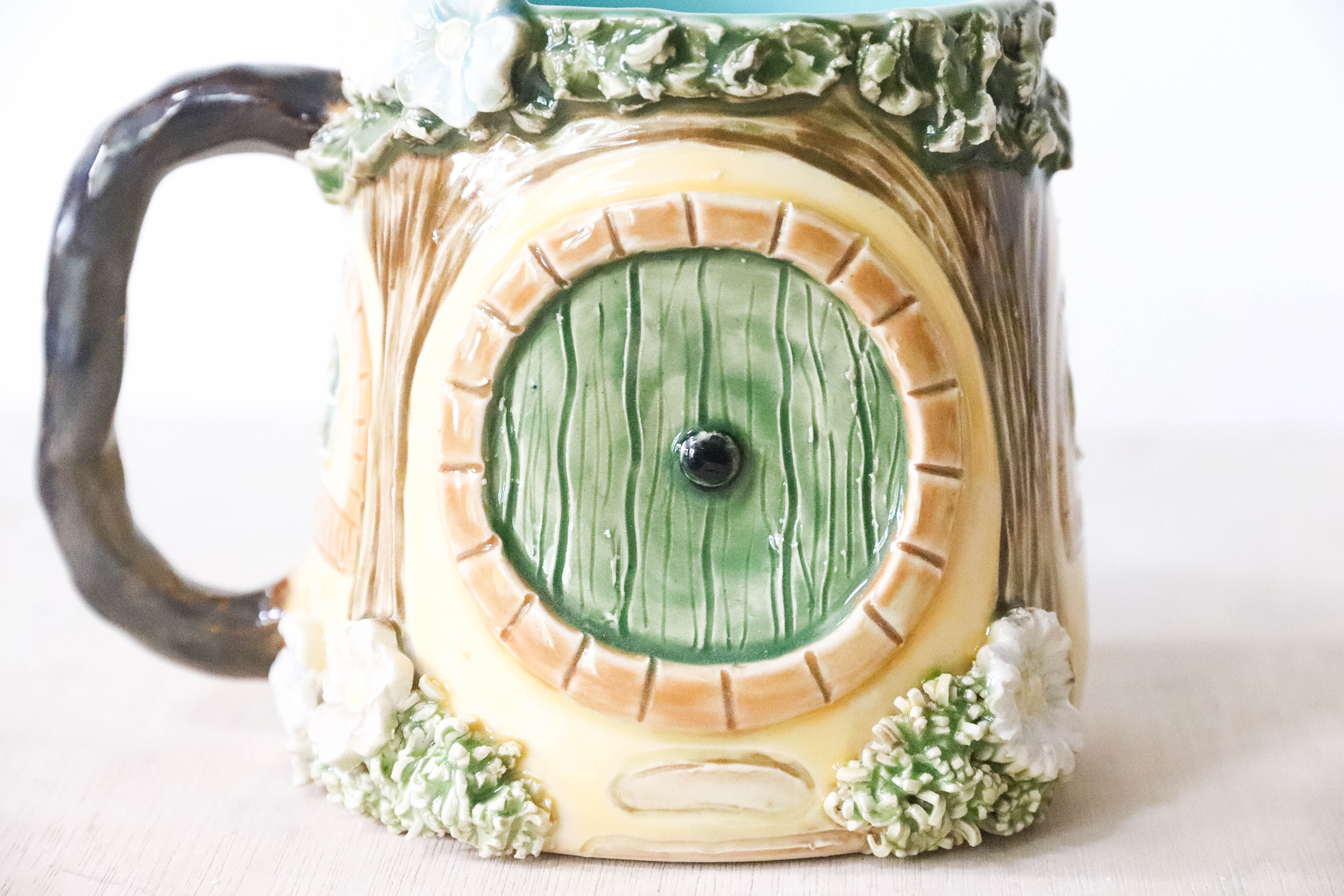 Yellow Hobbit House Stoneware Mug