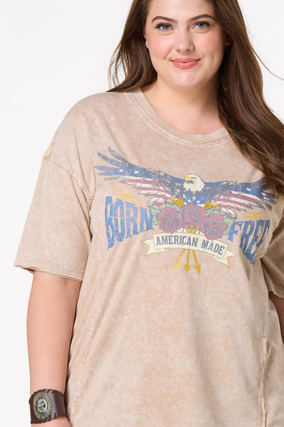 Plus Size Born Free Tee