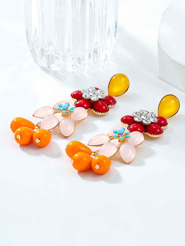 Geometric Drop Earrings